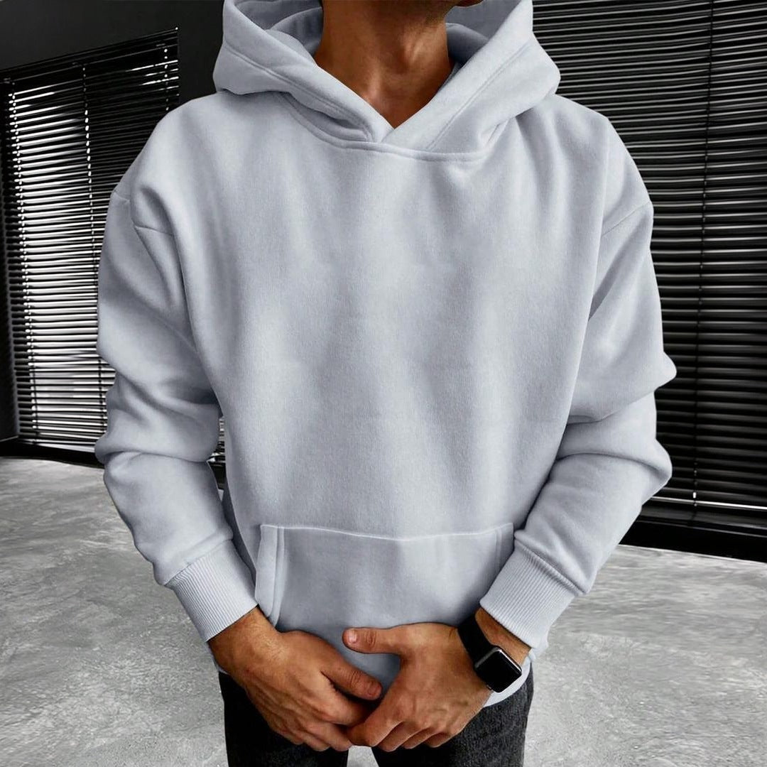 Effen Hoodie Heren tot 5XL | Kangoeroezak | 6 Kleuren