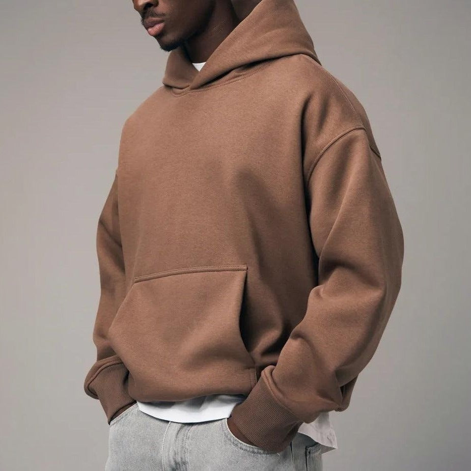 Ruime Hoodie Heren van Dikke Sweatstof | 6 Kleuren