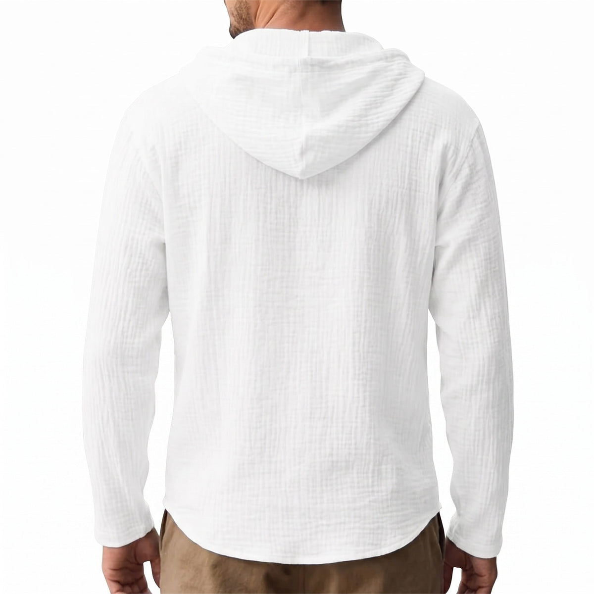 Licht Vest met Capuchon Heren in Kreukellook | 7 Kleuren
