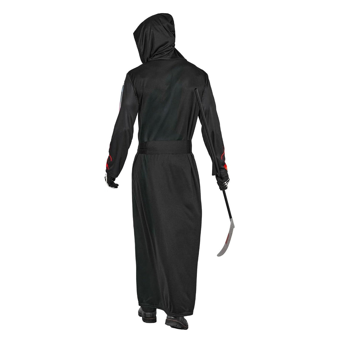 Vlammen Skelet Gewaad Heren | Capuchon | Doodskopmasker | Sjerp