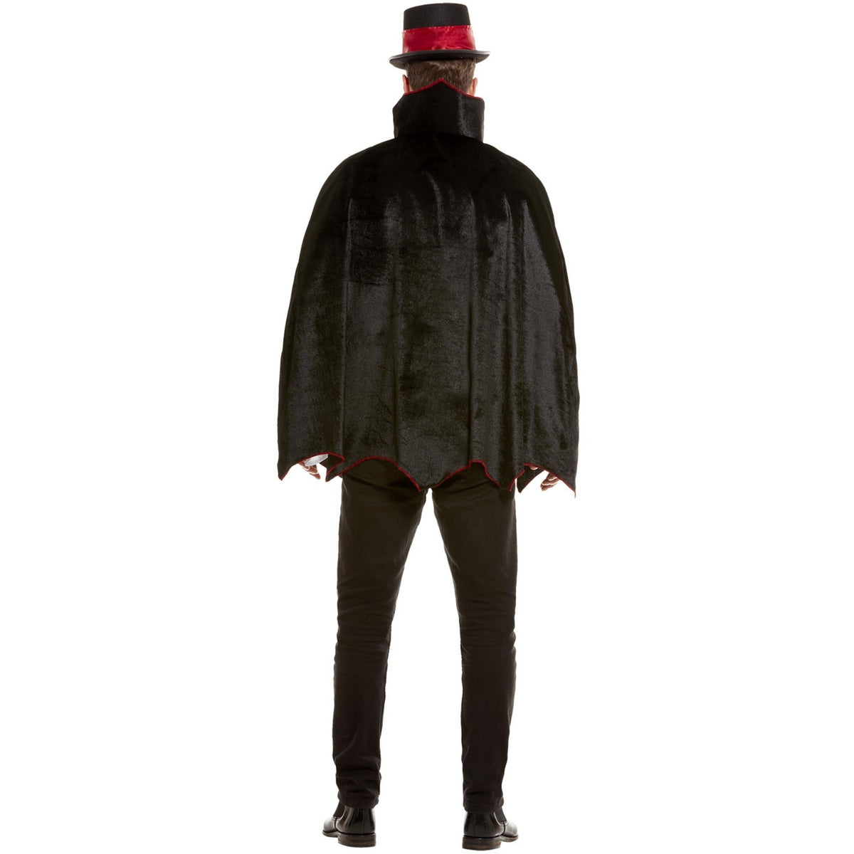 Vampier Kostuum Rood | Vleermuis Gilet | Jabot Hemd | Cape