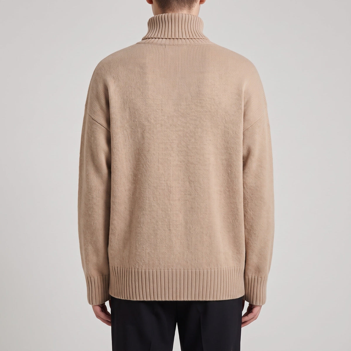 Oversized Coltrui Heren | Gebreid | Verlaagde Schouders