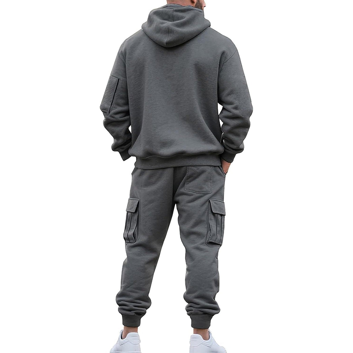 Cargo Joggingpak Heren | Hoodie met Ritszakken | 6 Kleuren