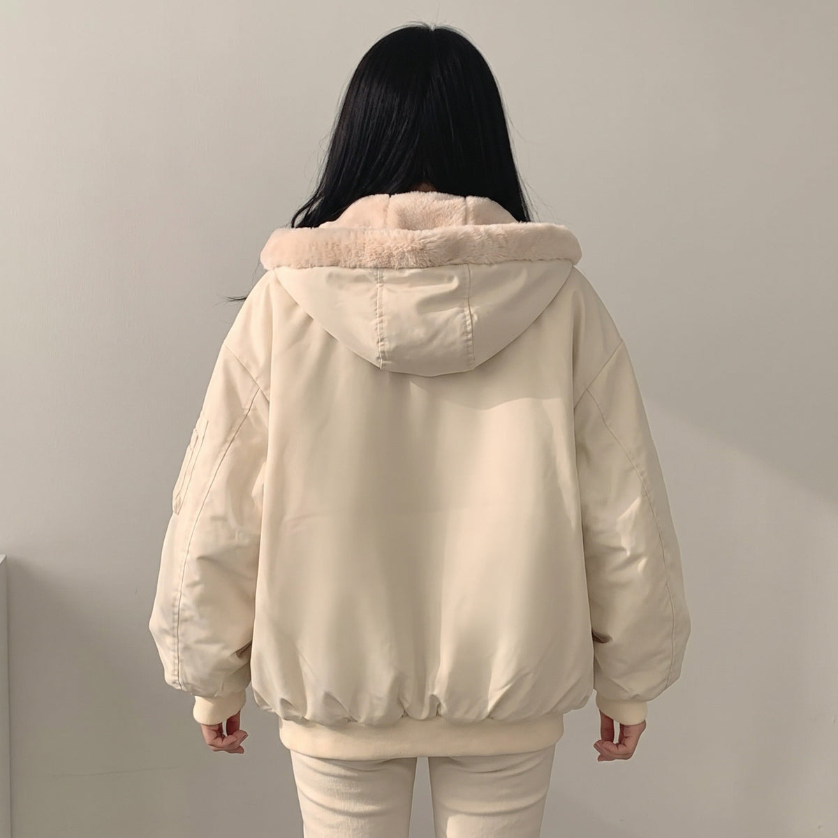 Bomberjack Dames met Pluche Voering | Capuchon | Oversized | 3 Kleuren