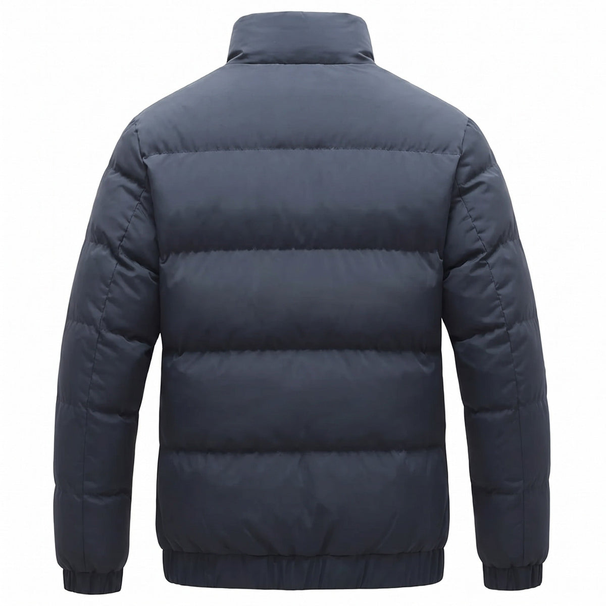 Pufferjas Heren met Opstaande Kraag | Gewatteerd | Zonder Capuchon | 3 Kleuren