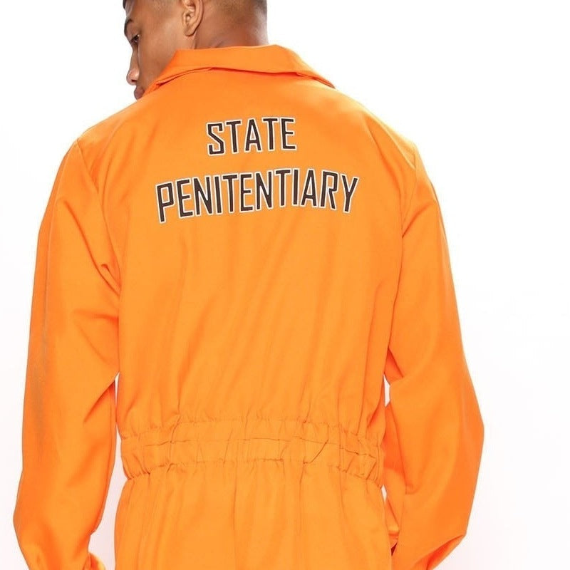 Oranje Gevangene Overall Heren | Kostuum | Halloween