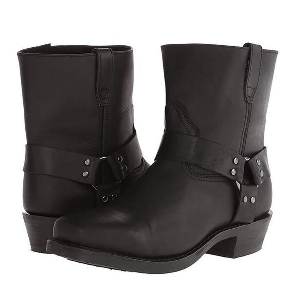 Cowboylaarzen Heren met Binnenrits | Harnas | Halfhoog | 2 Kleuren
