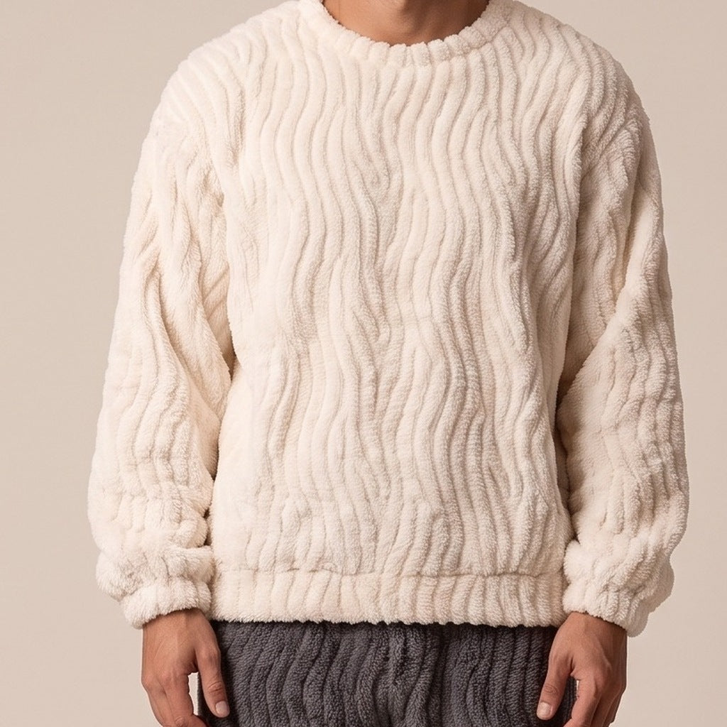 Fleece Pyjama Heren met Ronde Hals | Boordbroek | 2 Kleuren