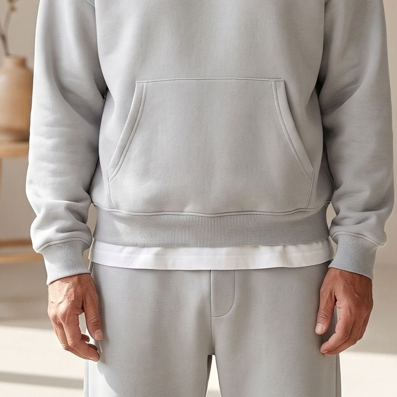Joggingpak Heren met Buidelzak | Hoodie | Rechte Joggingbroek