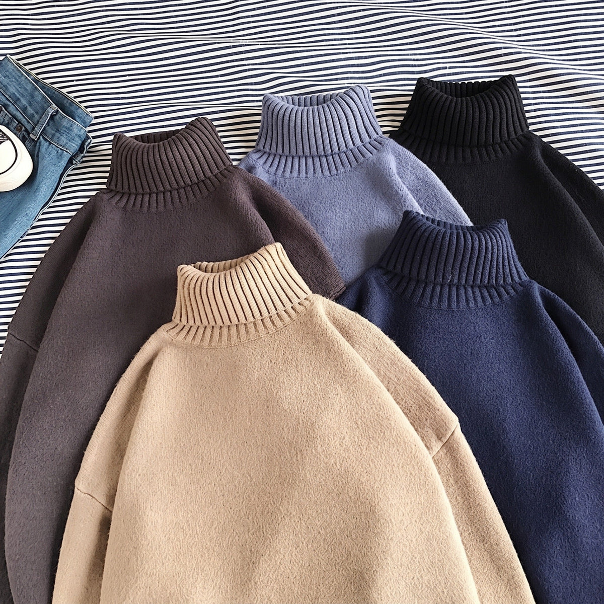Oversized Coltrui Heren | Gebreid | Verlaagde Schouders
