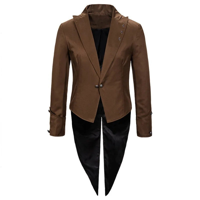 Vampier Slipjas Heren | Gothic Jas | Zwaluwstaart | 3 Kleuren