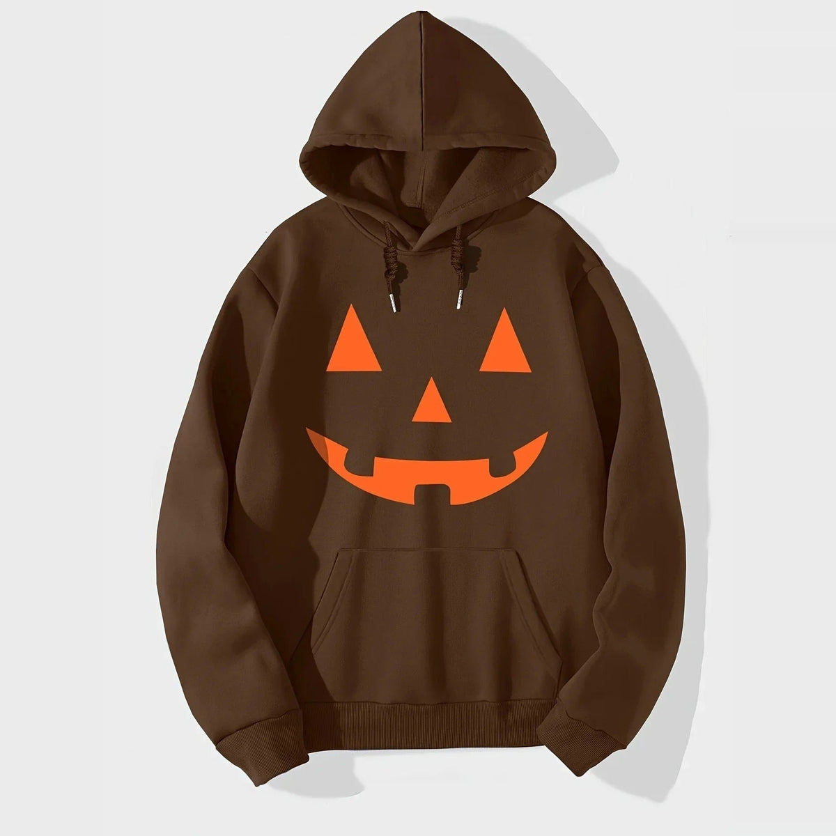 Pompoen Gezicht Hoodie | Halloween | Trui met Capuchon | 4 Kleuren