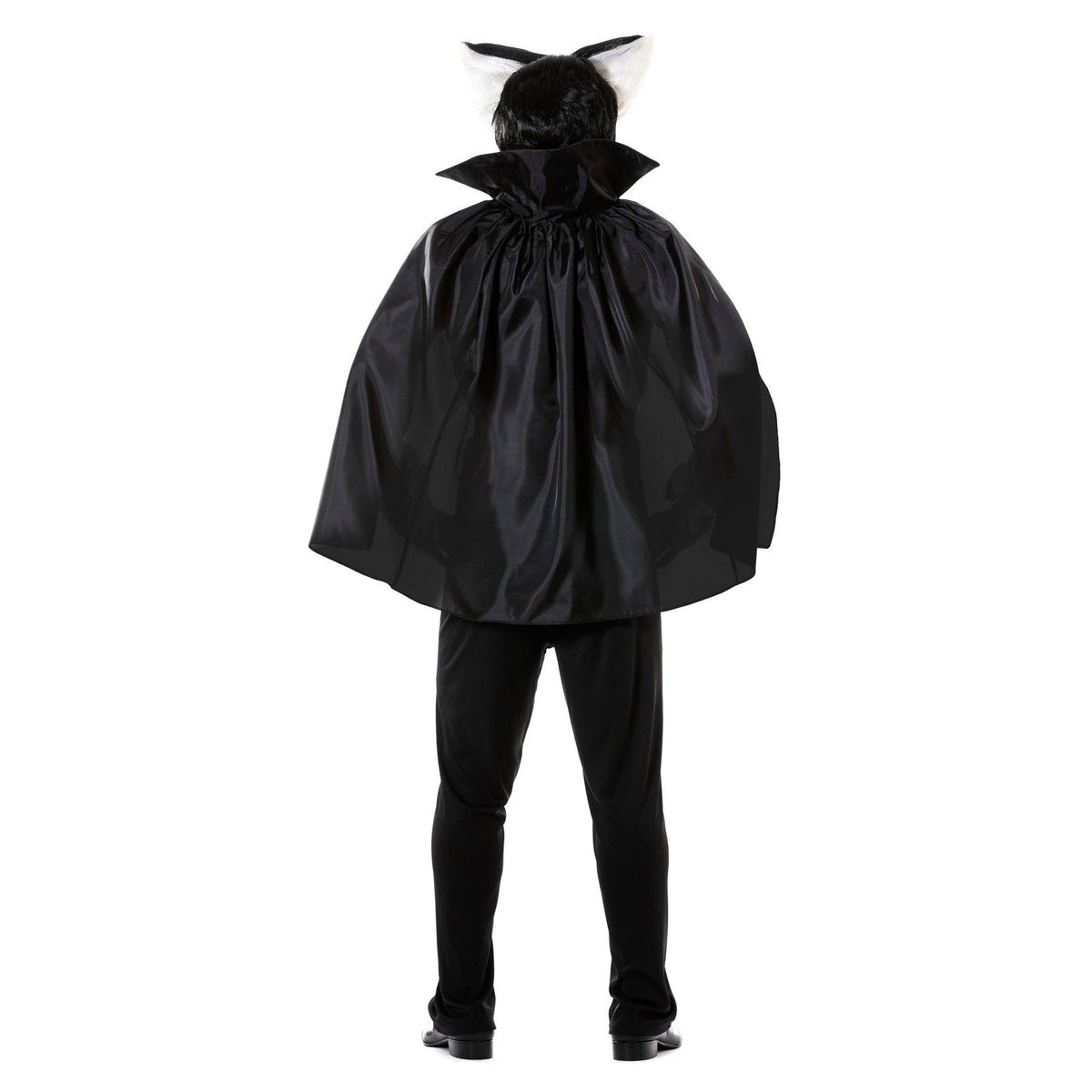 Vampier Graaf Kostuum | Cape met Opstaande Kraag | Jabot Hemd | Broek