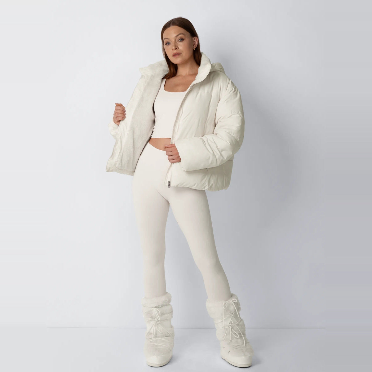 Korte Gewatteerde Jas Dames | Afneembare Capuchon | 4 Kleuren