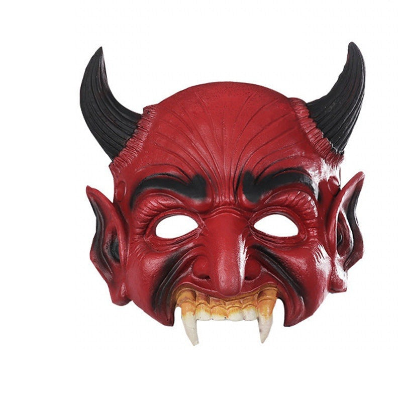 Duivel Halfmasker | Hoorns | 5 Ontwerpen | Halloween Masker