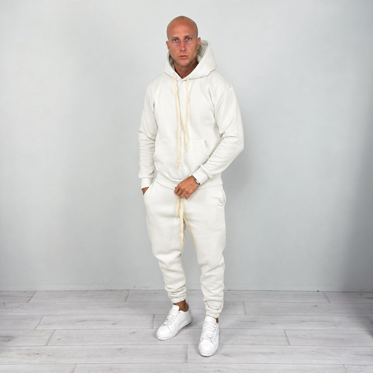 Joggingpak Heren met Hoodie | Joggingbroek met Boord | 14 Kleuren