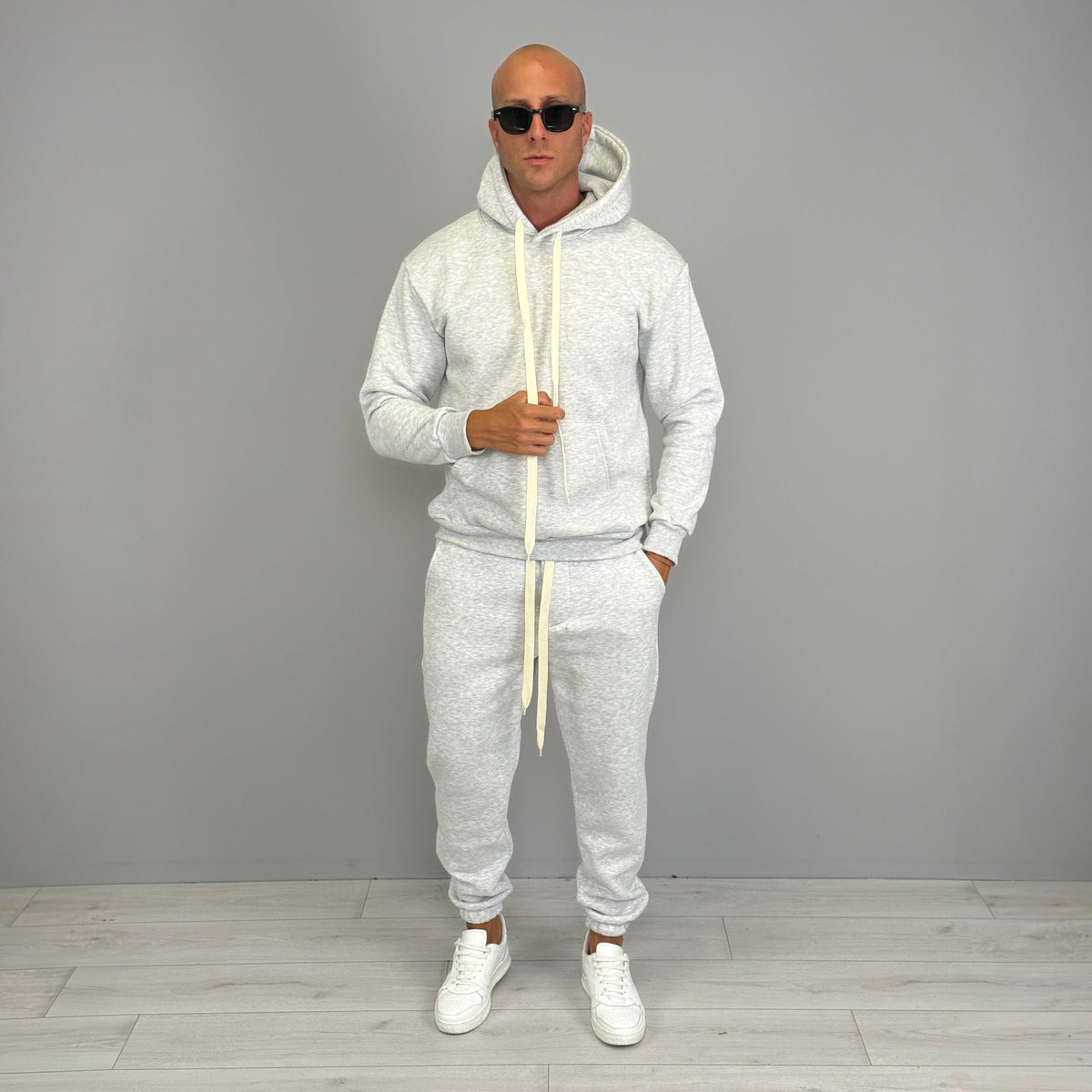 Joggingpak Heren met Hoodie | Joggingbroek met Boord | 14 Kleuren