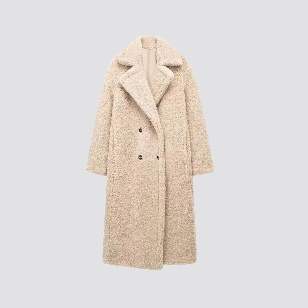 Lange Teddyjas Dames | Imitatiebont | 3 Kleuren