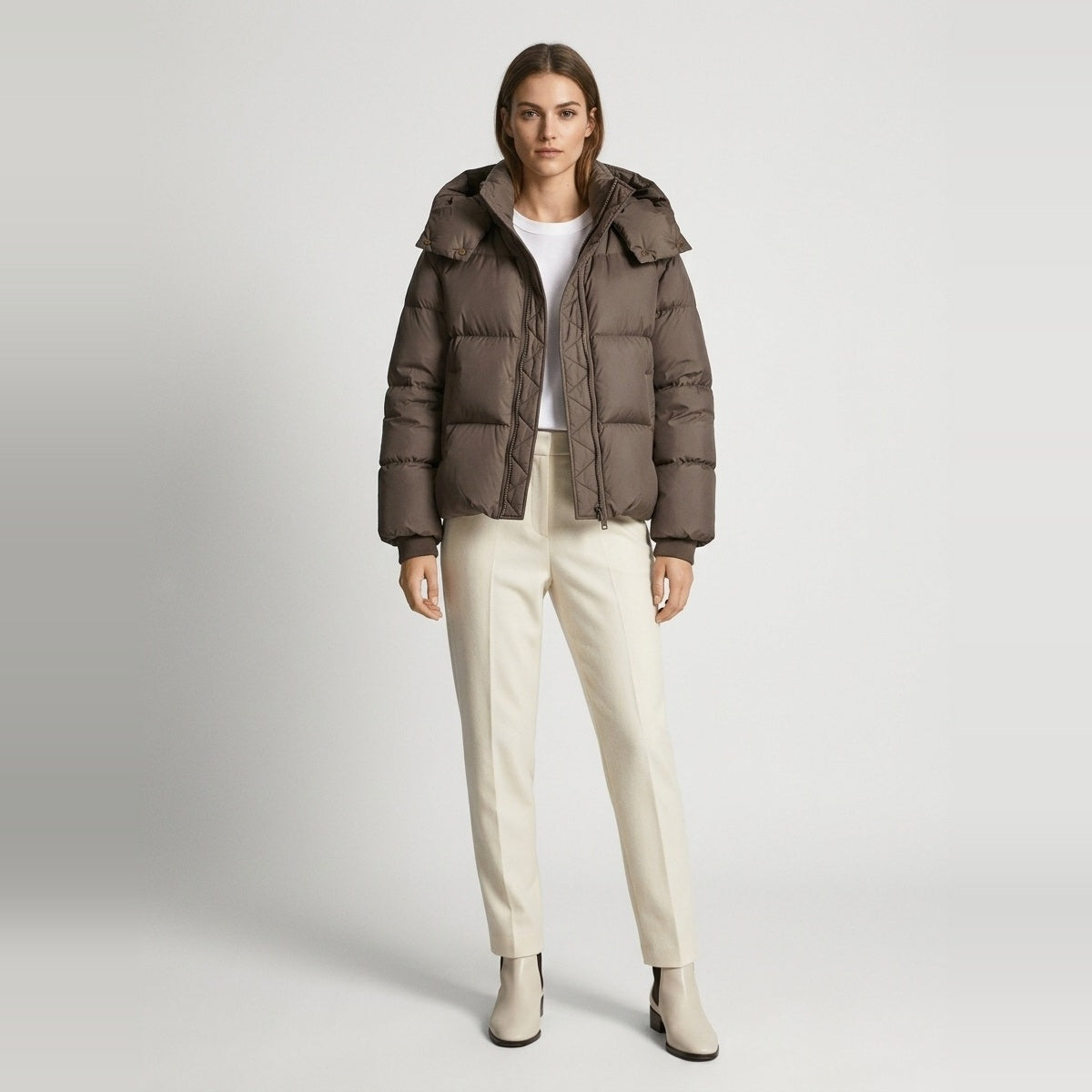 Oversized Pufferjas Dames | Capuchon | Kort | 3 Kleuren