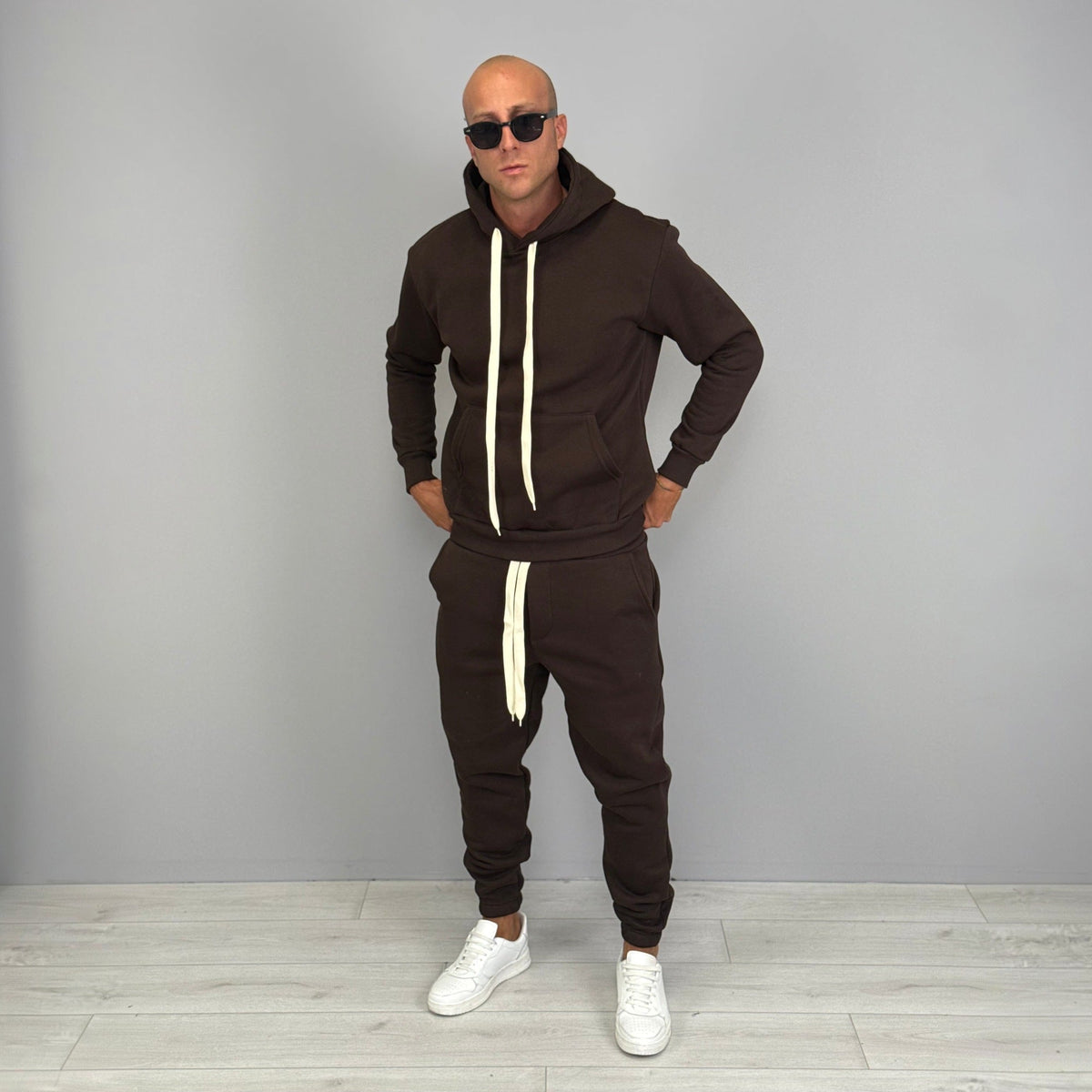 Joggingpak Heren met Hoodie | Joggingbroek met Boord | 14 Kleuren