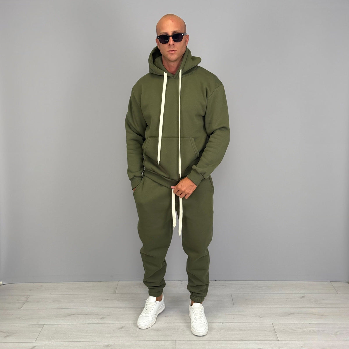 Joggingpak Heren met Hoodie | Joggingbroek met Boord | 14 Kleuren