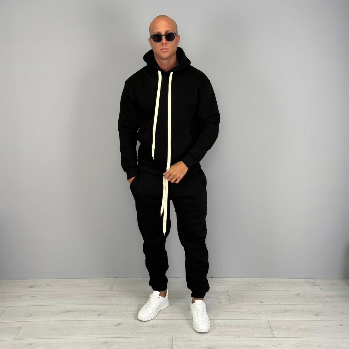 Joggingpak Heren met Hoodie | Joggingbroek met Boord | 14 Kleuren