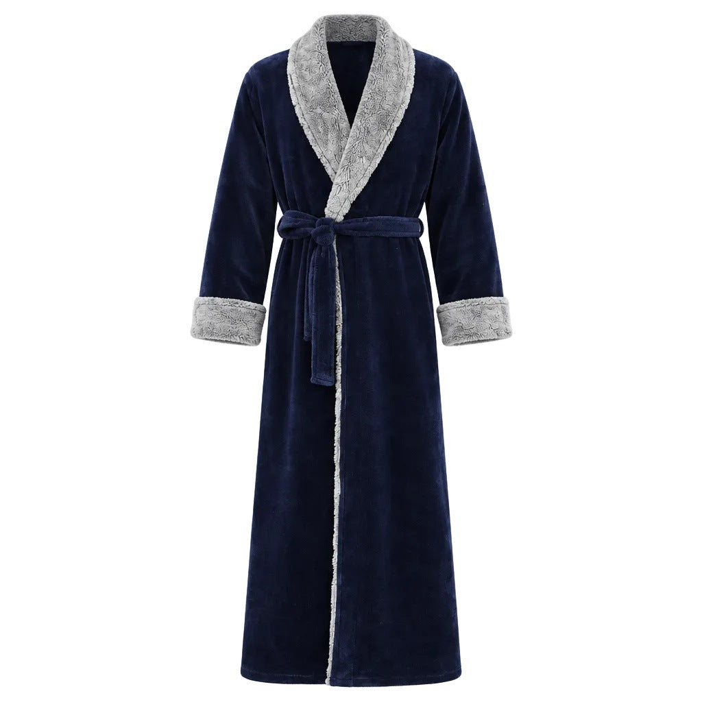 Koraalfleece Badjas Heren | Sjaalkraag | 3 Kleuren
