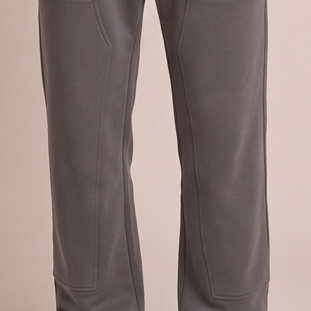 Joggingpak Heren met Carpenter Broek | Hoodie met Rits | Donkergrijs