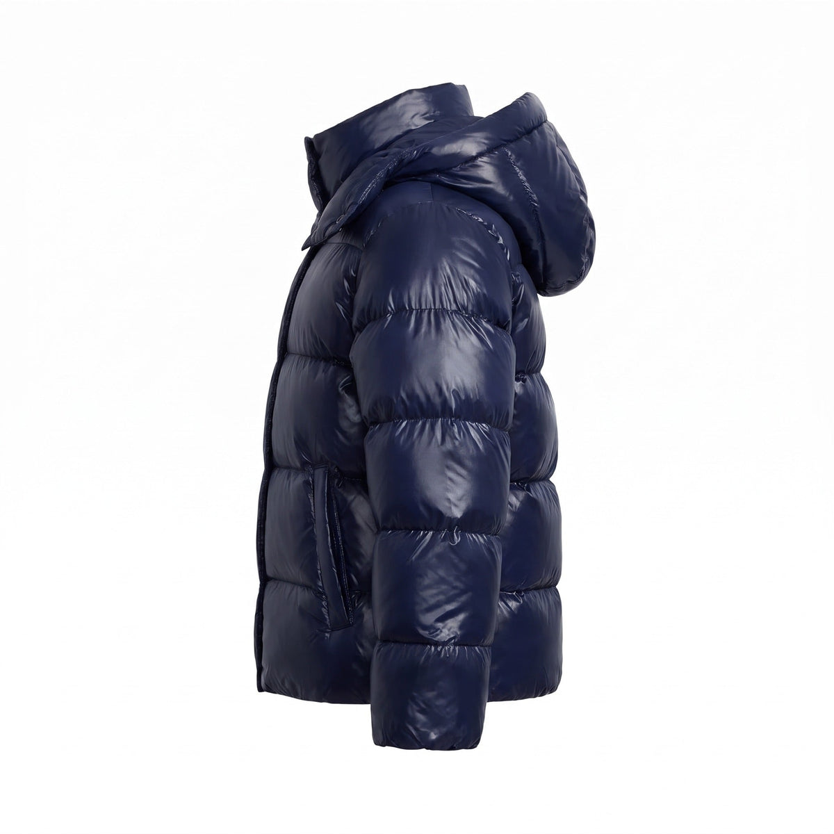 Gewatteerde Winterjas Dames met Capuchon | Glanzend | 2 Kleuren