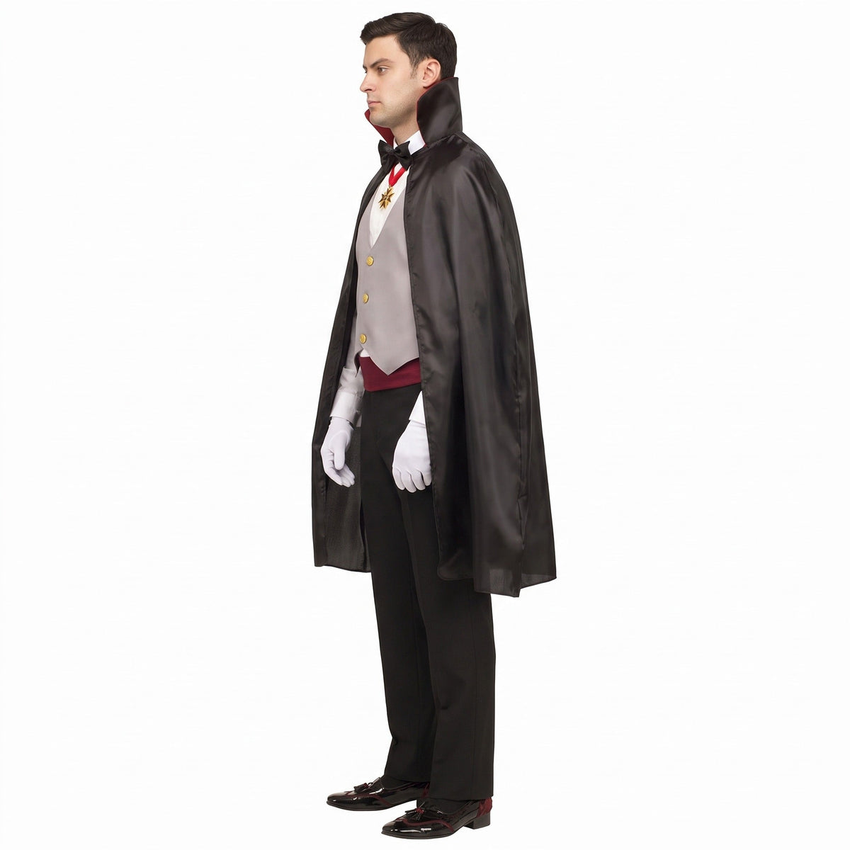 Vampier Cape | Vestfront | Cummerbund | Medaillon | Handschoenen