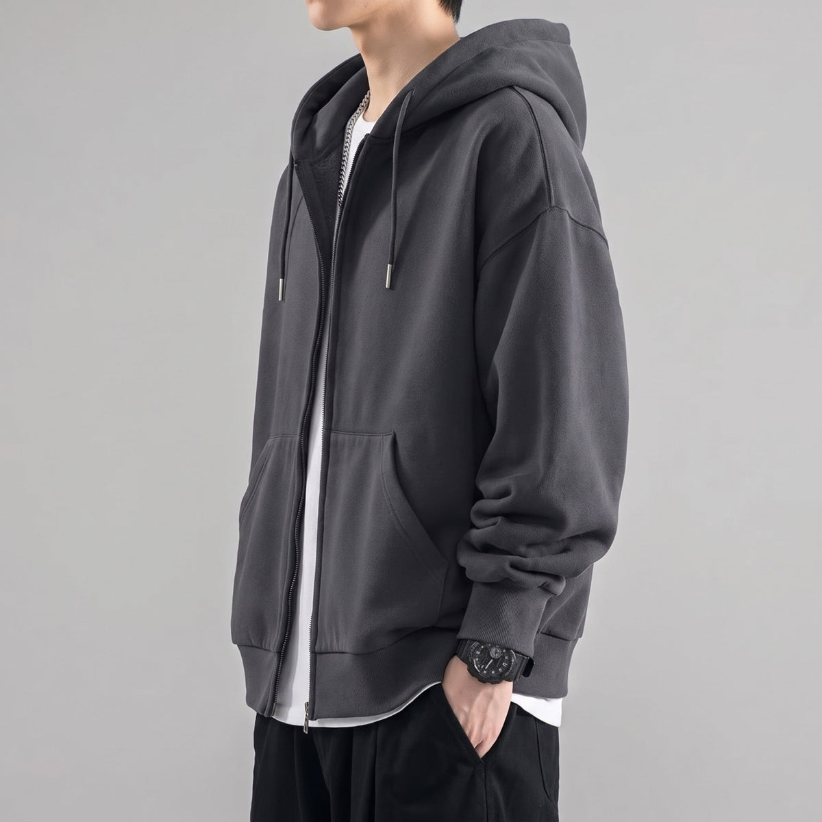 Oversized Vest met Capuchon Heren | 6 Kleuren