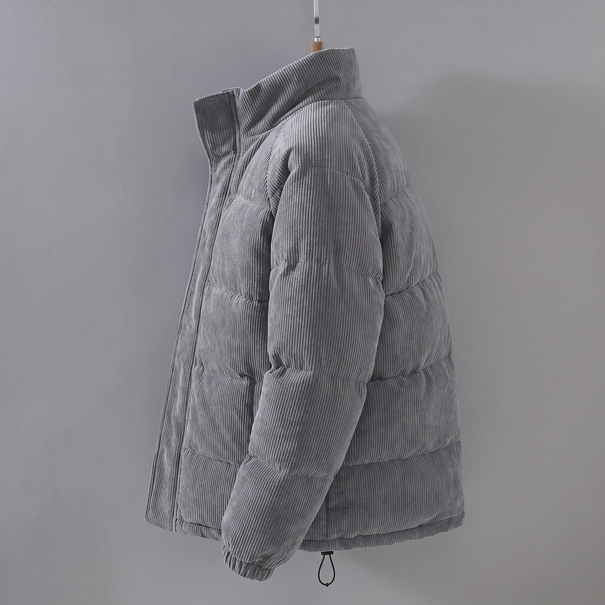 Corduroy Pufferjas Heren | Opstaande Kraag | Gewatteerd | 3 Kleuren