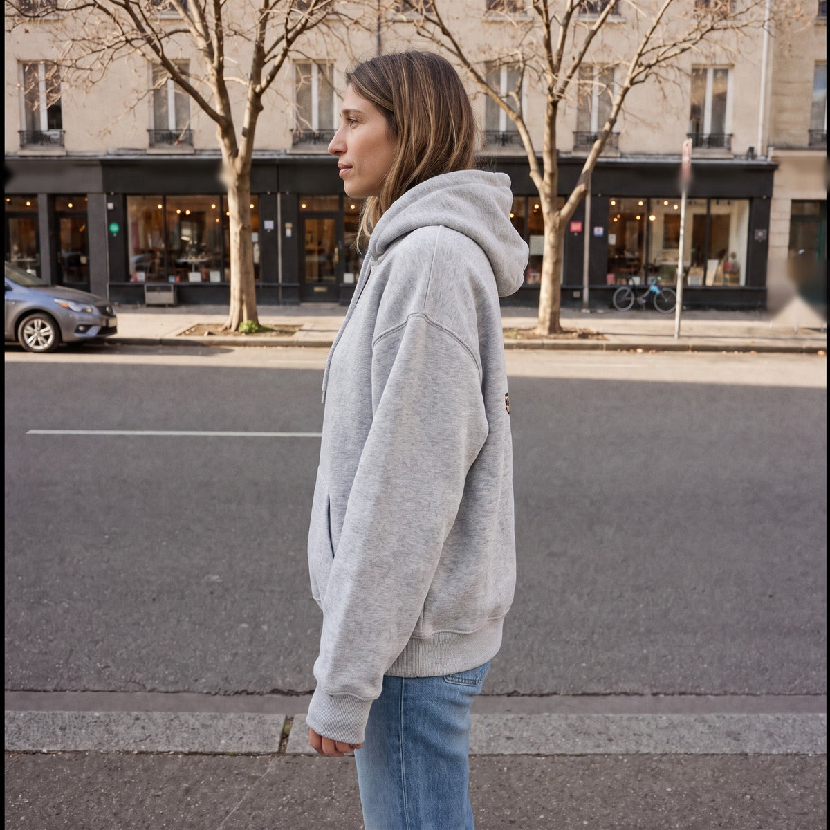 Hoodie Dames met Luipaard Ster Print | Rug | 2 Kleuren