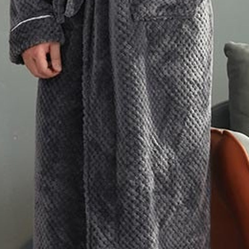 Fleece Badjas Heren | Sjaalkraag | 2 Kleuren