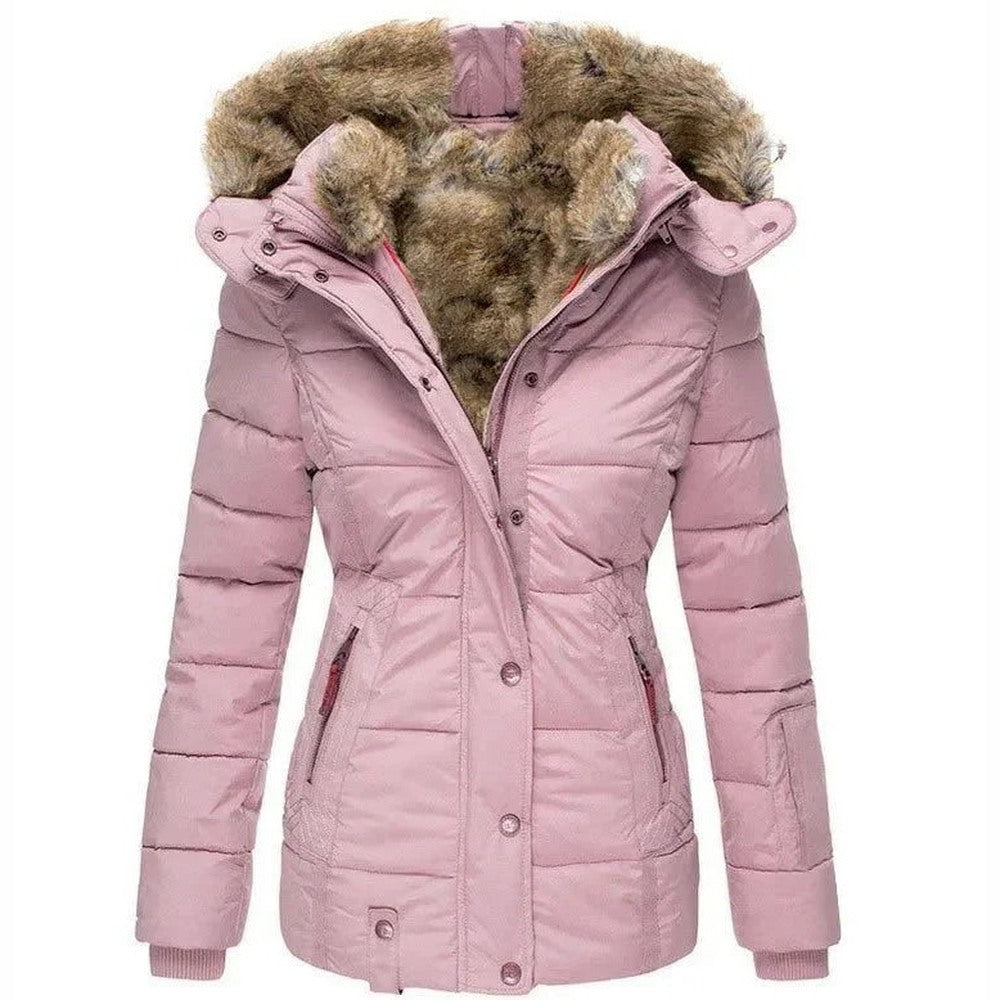 Winterjas | Capuchon | Parka | Gevoerde Jas met Imitatiebont | Winterjas voor Vrouwen
