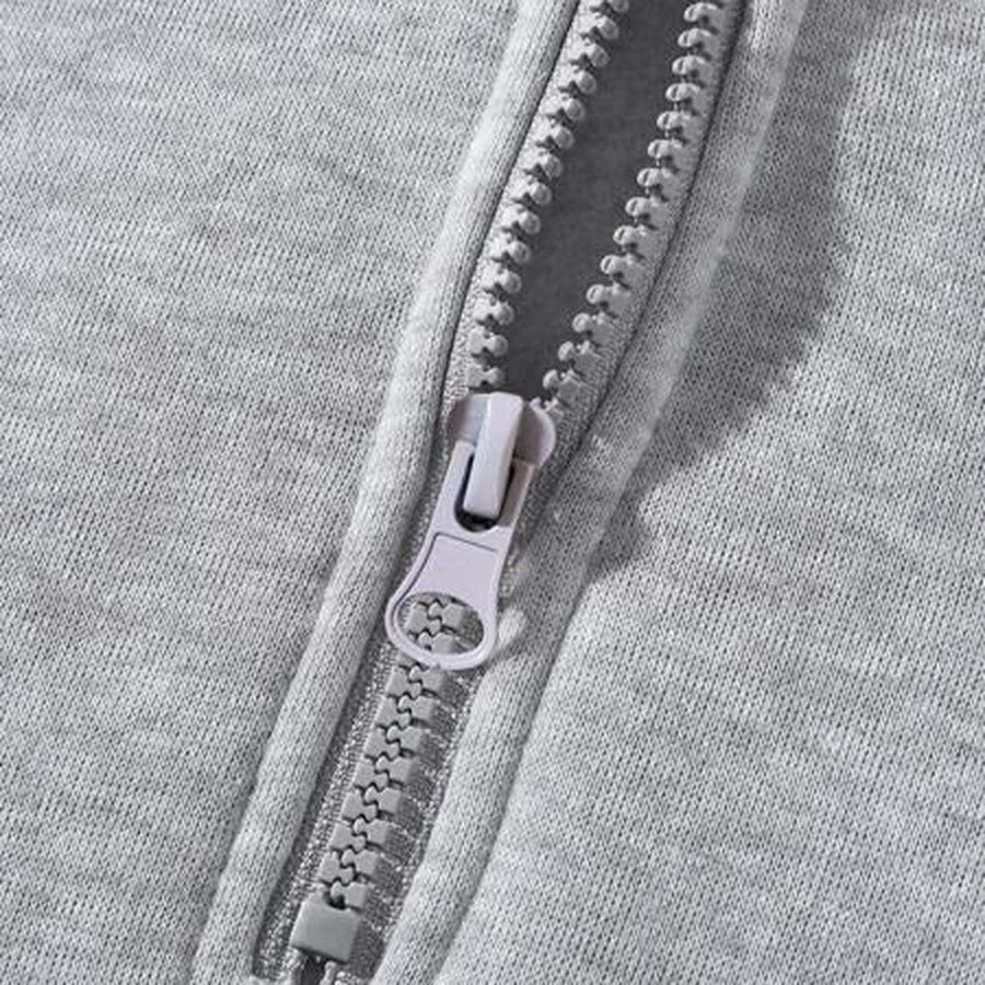 Hoodie Heren met Korte Rits | Verlaagde Schouders | 3 Kleuren