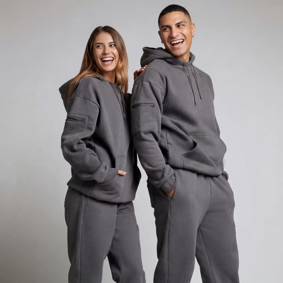 Unisex Reishoodie met Oogmasker | Mouwzakken | 5 Kleuren
