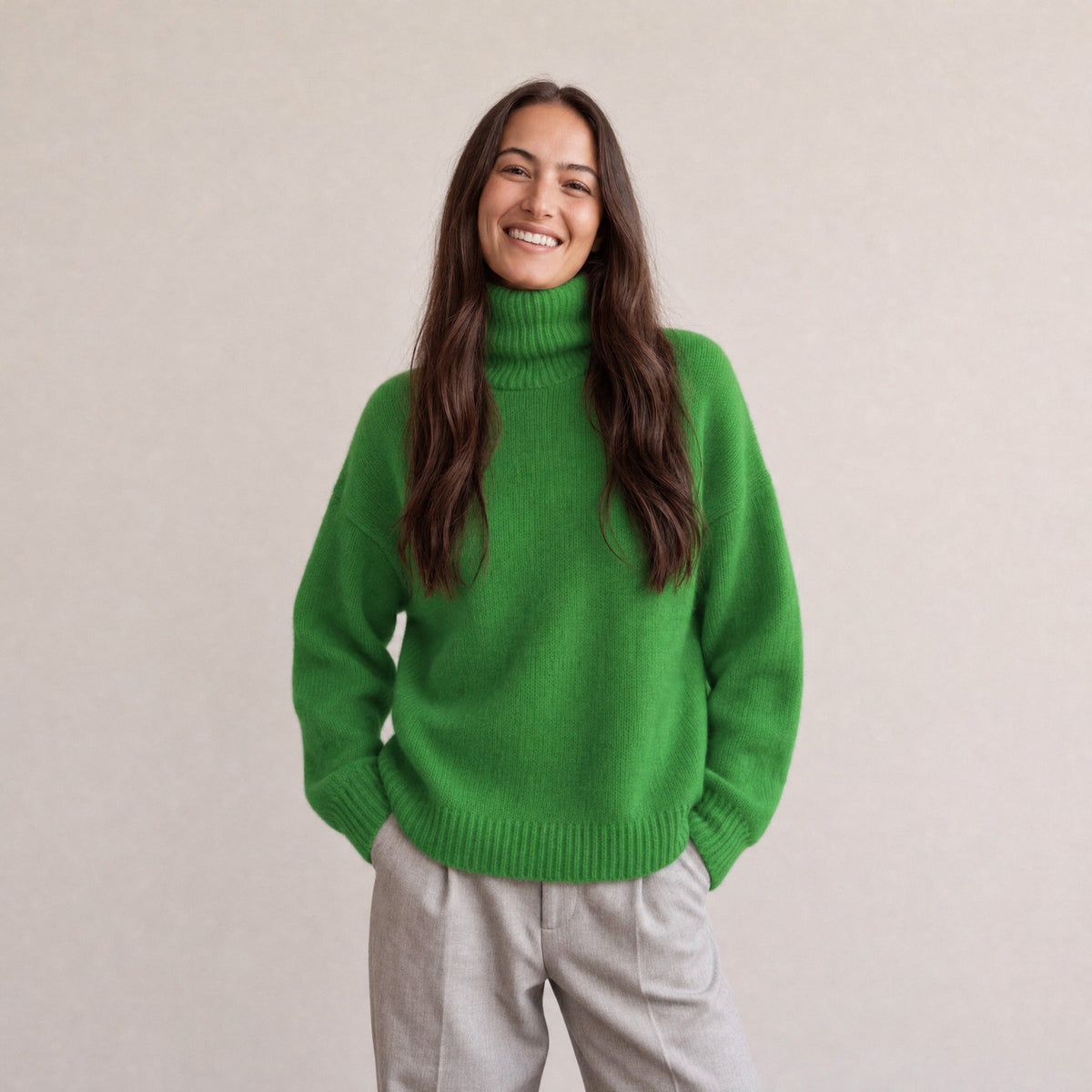 Wijde Coltrui Dames | Kasjmierlook | 11 Kleuren
