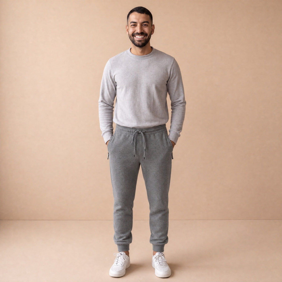 Fleece Joggingbroek Heren | Rechte Pijp | 3 Kleuren