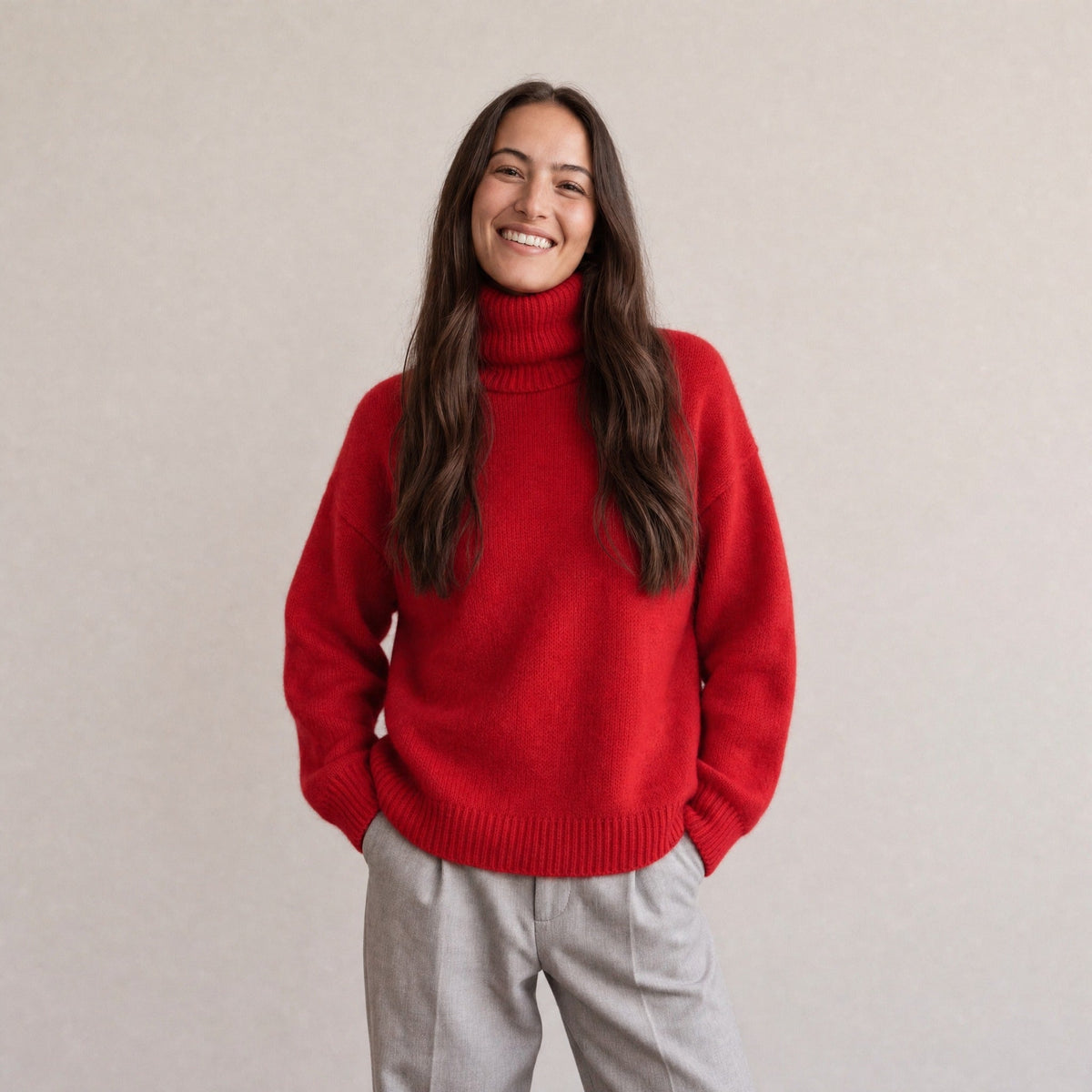 Wijde Coltrui Dames | Kasjmierlook | 11 Kleuren