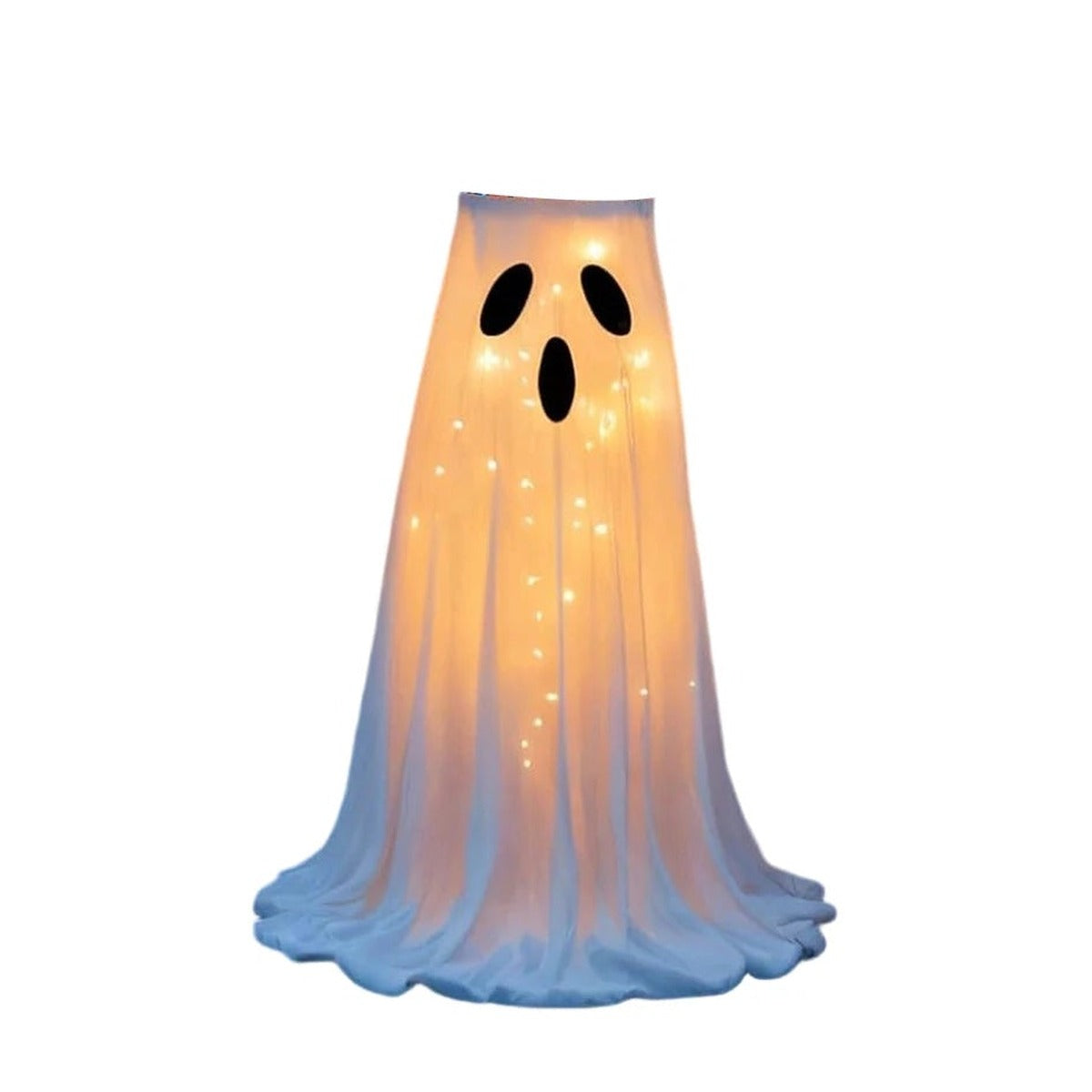 Verlichte snoepschaal met spookstandaard