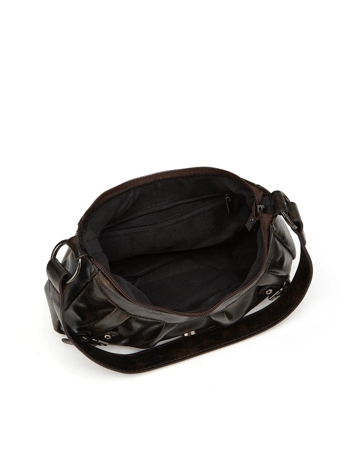 Kleine Handtas Dames | Vintage Look | Kunstleer | Gesp-Boutique Moda