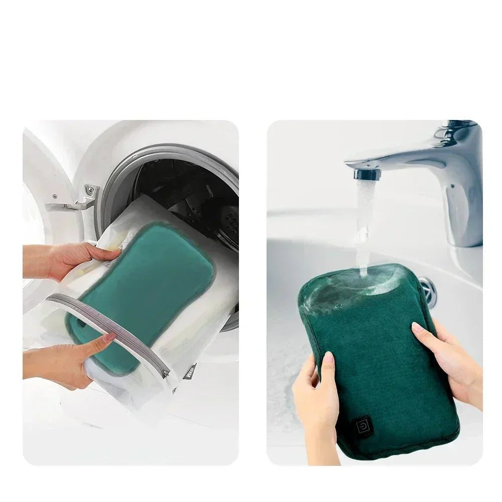 Warmtekussen wassen in de machine en onder de kraan