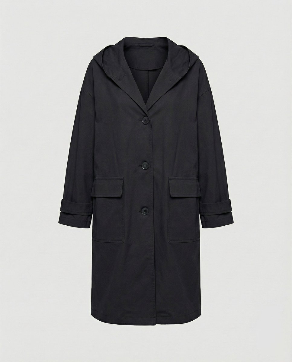 Lange Jas Dames | Waterafstotend | Winddicht | Capuchon-Boutique Moda