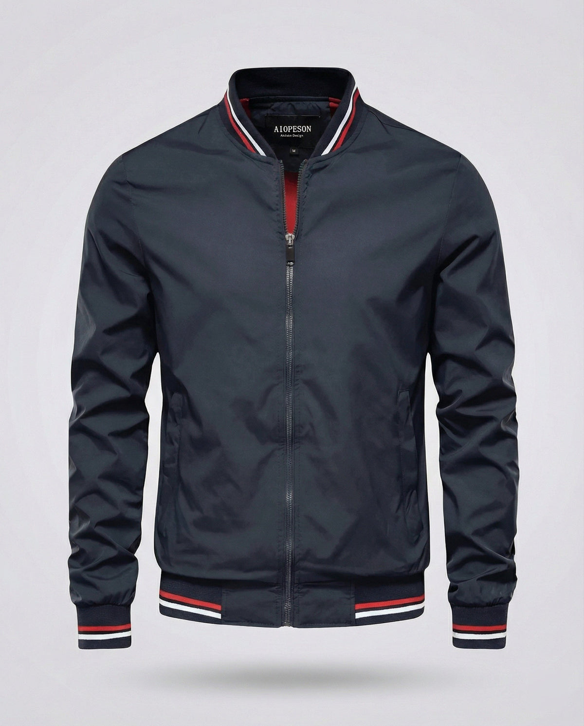 Nylon Bomberjack Heren | Waterafstotend | Lichtgewicht | Ritssluiting-Boutique Moda
