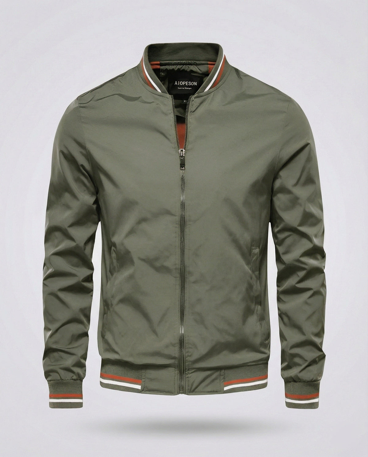 Nylon Bomberjack Heren | Waterafstotend | Lichtgewicht | Ritssluiting-Boutique Moda