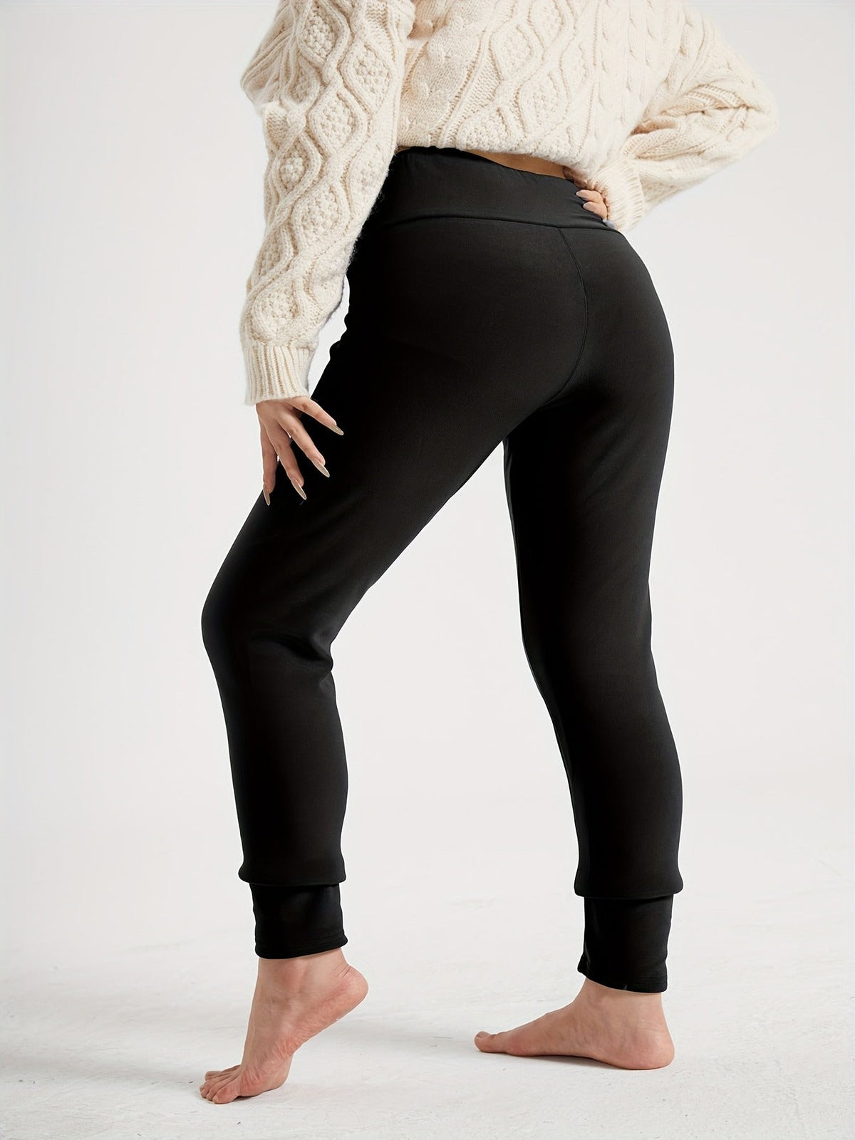 Thermo legging in zwart