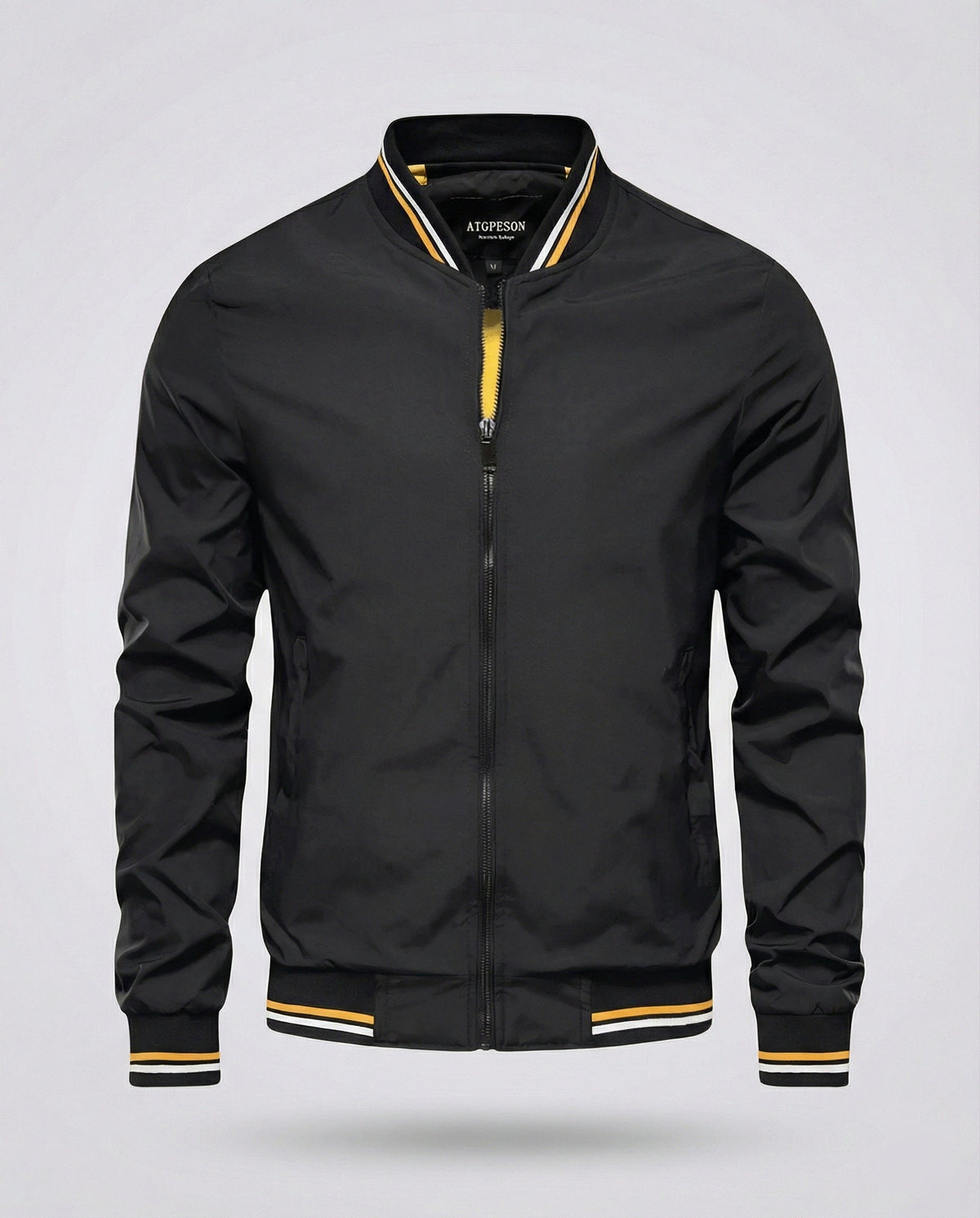 Nylon Bomberjack Heren | Waterafstotend | Lichtgewicht | Ritssluiting-Boutique Moda