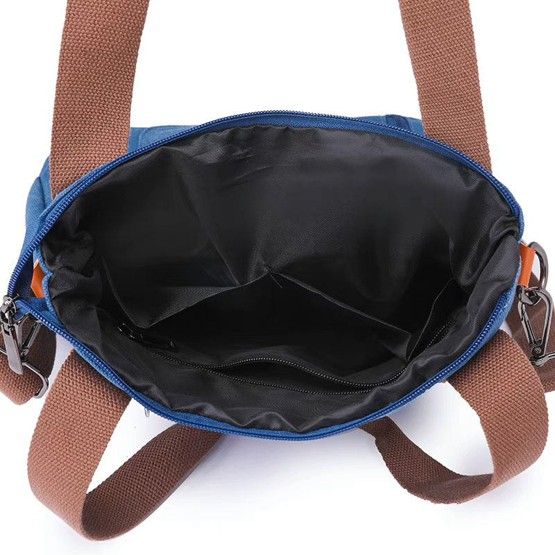Canvas Schoudertas Dames | Ruim | Rits | Verstelbare Band-Boutique Moda