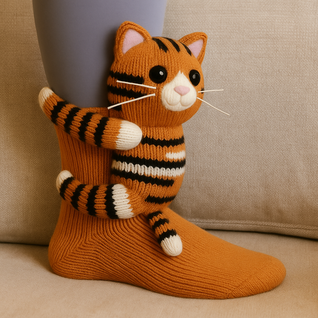 3D dierensokken | pluche huissokken | antislipzool-Boutique Moda